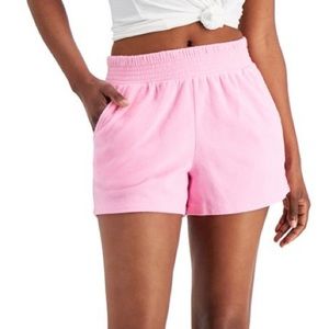 Pink Terry Cloth Shorts